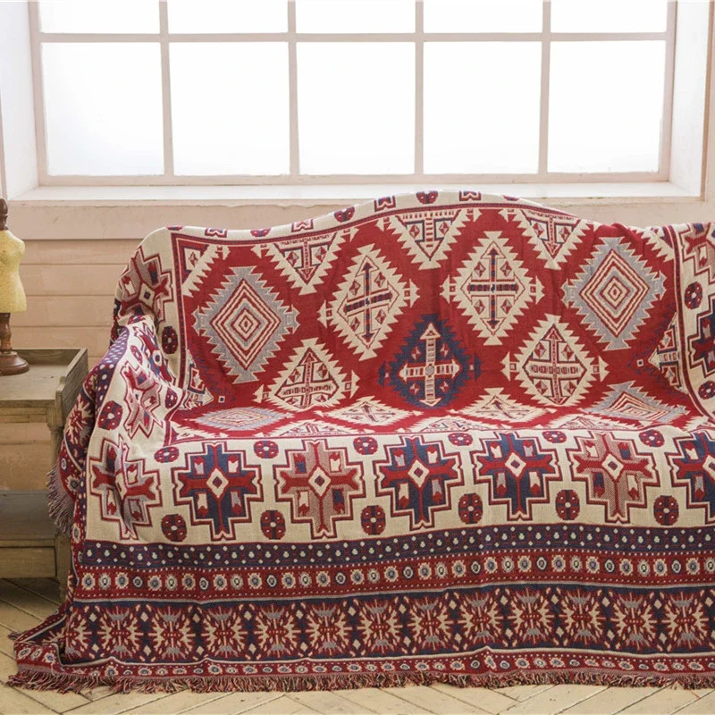 

American sofa towel cotton sofa cover