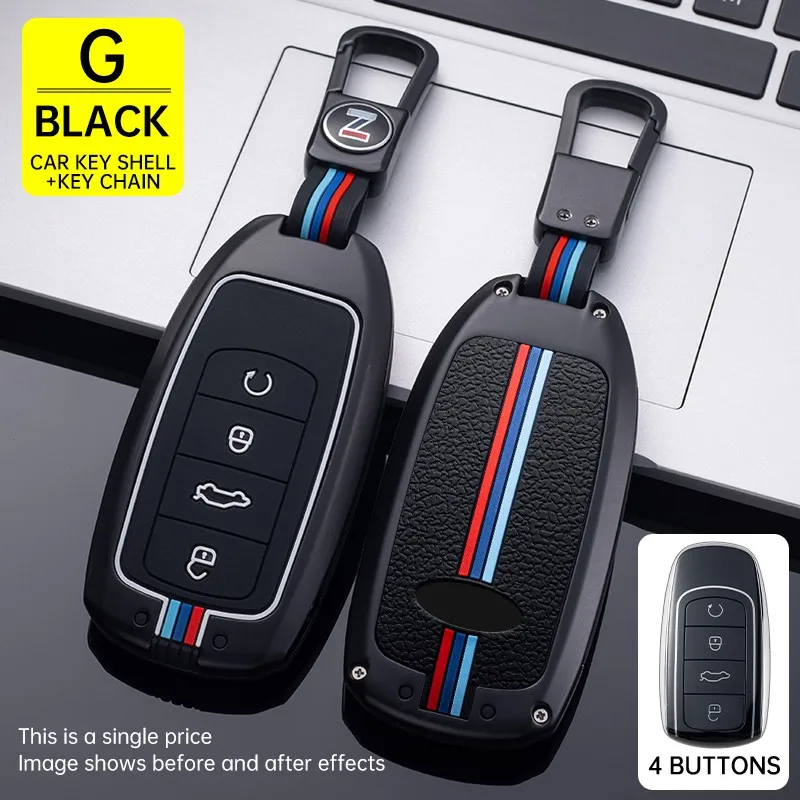 

Smart Car Key Case Cover For Chery Tiggo 8 Pro Tiggo 8plus New 5 plus 7pro Shell Bag Keychain Protector Chery 4 Button Key Bag