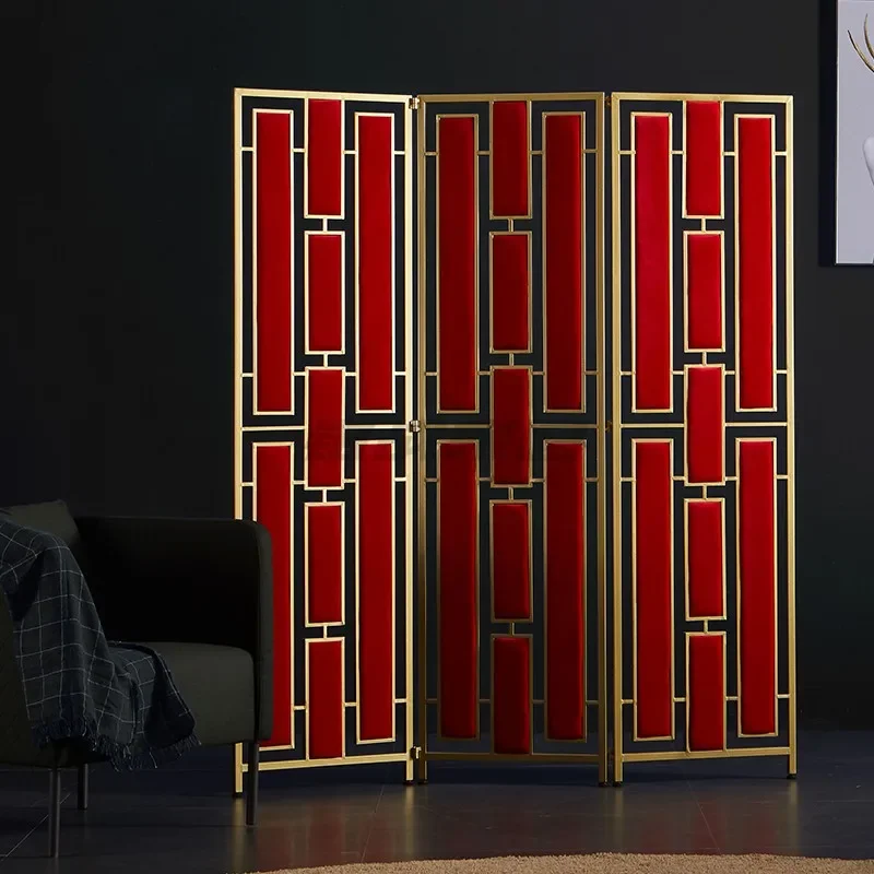 Mingzhan фланелевой мягкий экран Push-Pull складной подвижный перегородка для гостиной
