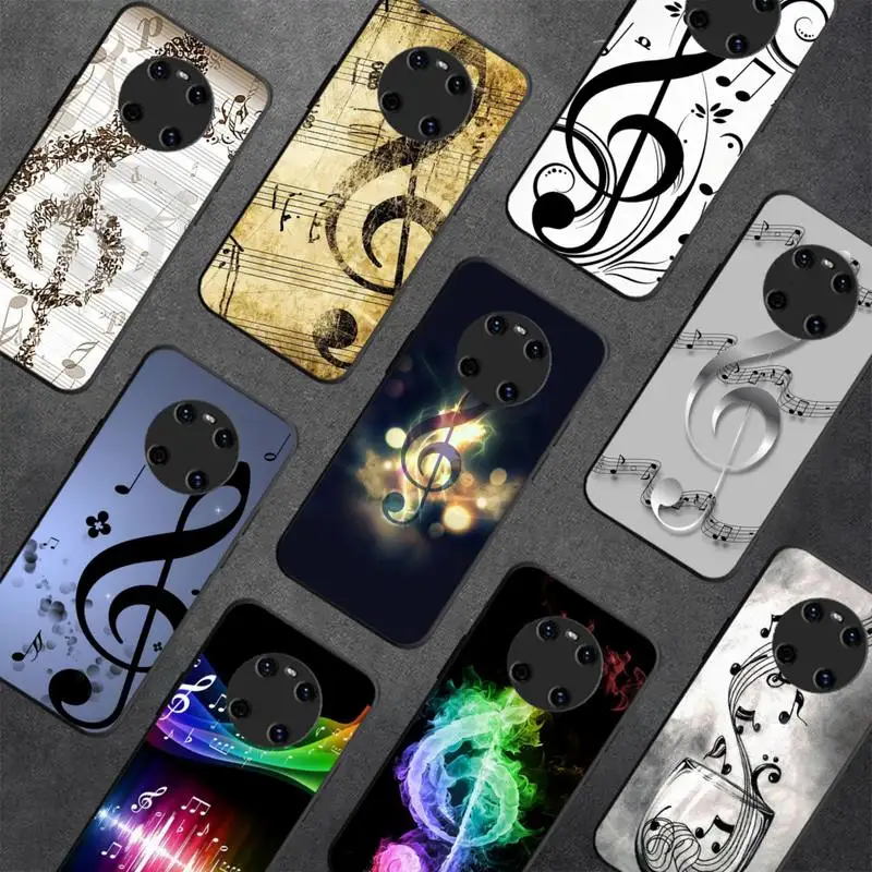 

musical notes Phone Case for Huawei Y 6 9 7 5 8s prime 2019 2018 enjoy 7 plus