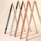 Карандаш для бровей Jacino Lanti fiber, тонкий сердечник, натуральная кисть, развивающая водонепроницаемая защита от пота для начинающих, сменная