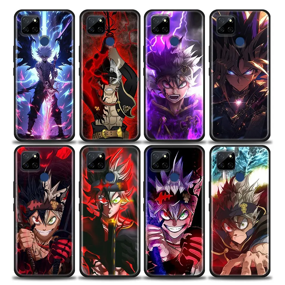 

Black Clover As Asta Cover Phone Case For OPPO Realme X50 XT X 11 10 9 9I 8 8I 7 6 Pro Plus 5G Case Funda Coque Shell Capa