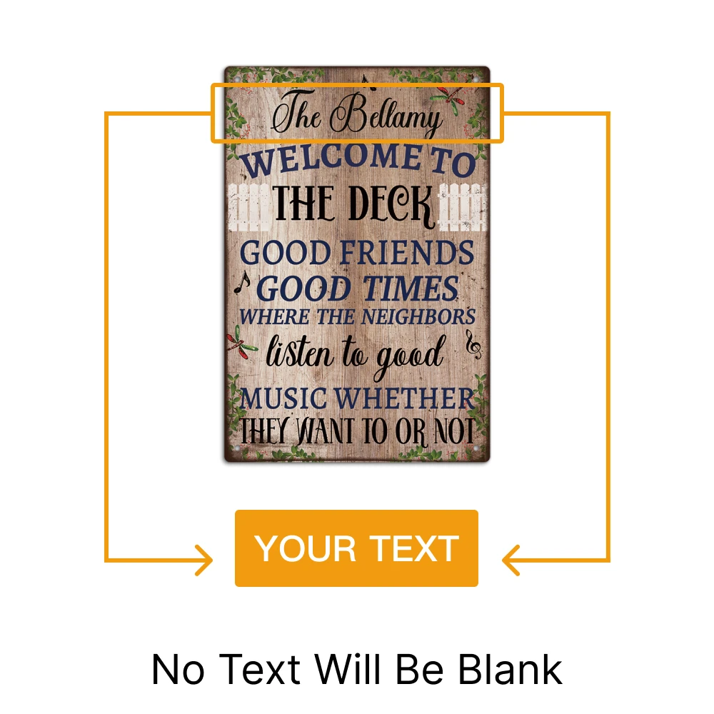 Украшение Putuo Decor 1 шт. добро пожаловать на колоду персонализированное украшение