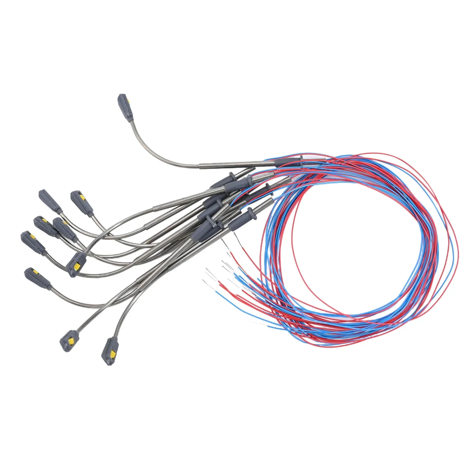 

10 шт. 1:87 модель светодиодный уличный фонарь освещение с одной головкой макет поезда пейзаж 3 В 20 мА светодиодная лампа освещения