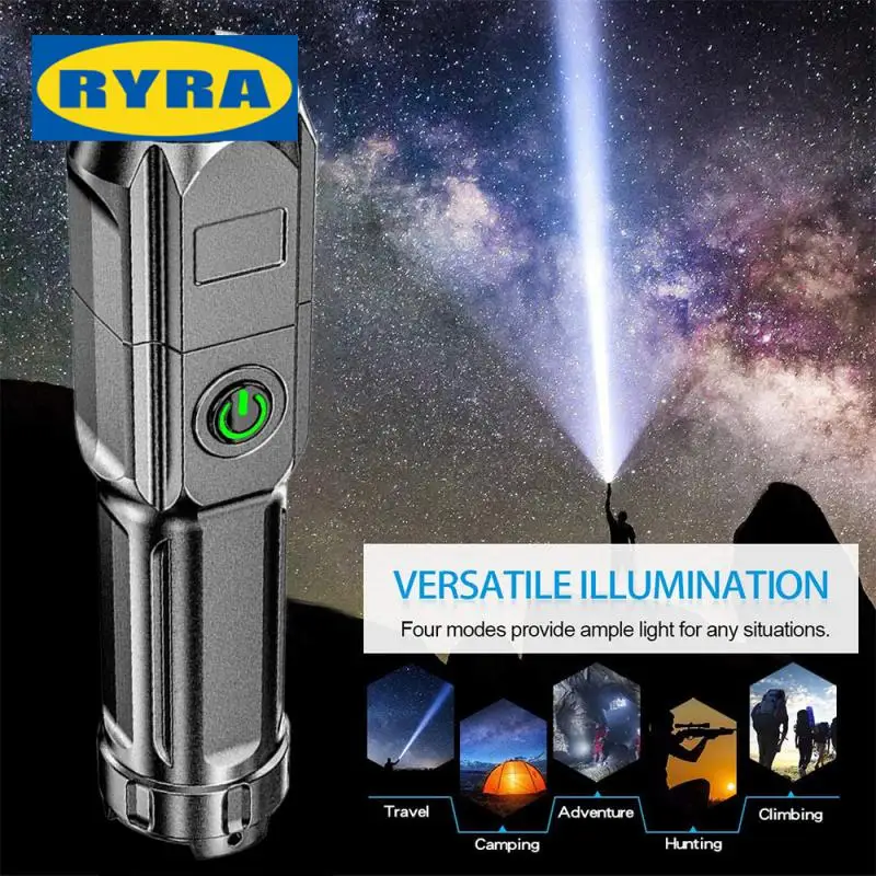 

Powerful Flashlights Ultra Bright Flashlight High Heat Dissipation Flashlight High Refraction Lens Flashlight Led Flashlight