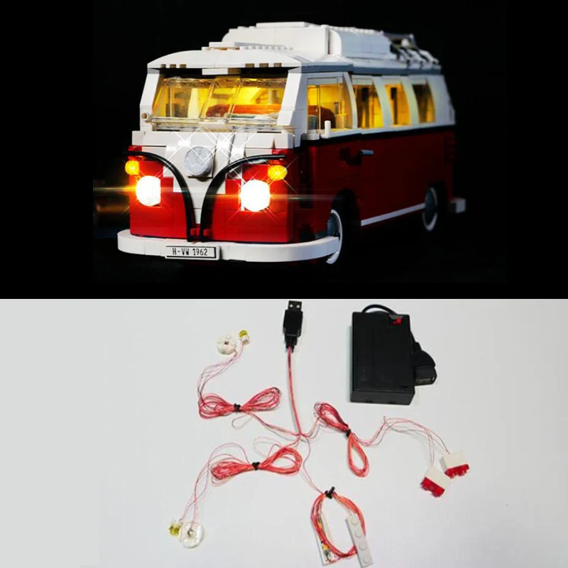 

LED Light Set For 10220 21001 High Tech T1 Bus Car Building Blocks With Battery Box (NOT Include The Model Bricks)