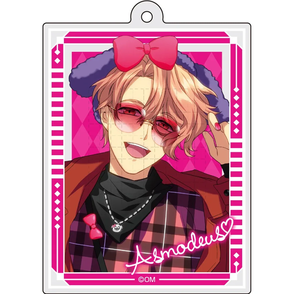 Брелок для ключей игры 2-Obey Me кукла аниме Люцифер Мамон Левиафан Асмодус Вельзеуб