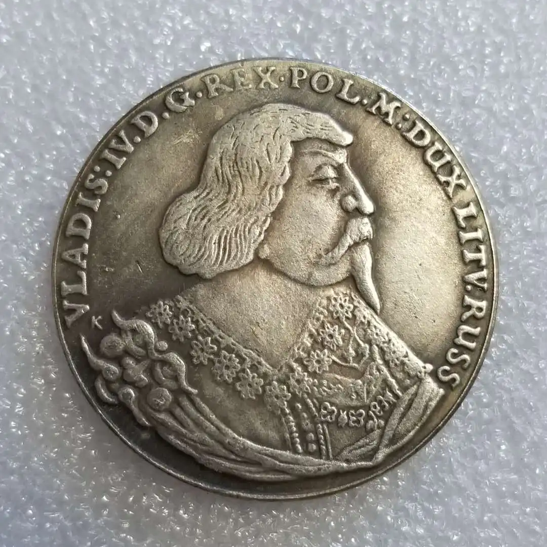 

1636 польские винтажные оригинальные золотые и серебряные монеты, домашний декор, монеты, волшебные коллекционные монеты, фотомонеты, рождес...