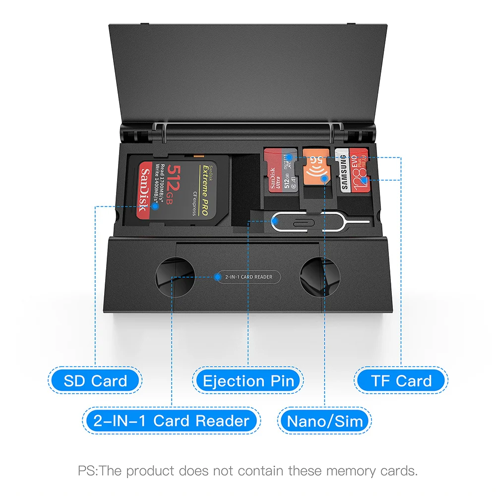Устройство для чтения карт Micro SD Type C Nano Sim-карты
