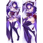 Game Genshin Impact Raiden Shogun Cosplay Dakimakura обнимающая Подушка Чехол для дома постельное белье
