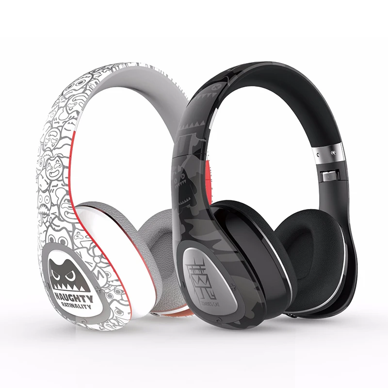 

Yin Mo Zombies Cat Wireless Bluetooth Headphone Head-Mounted Game Music Running Mobile Phone Computer Headset Noise Reduction