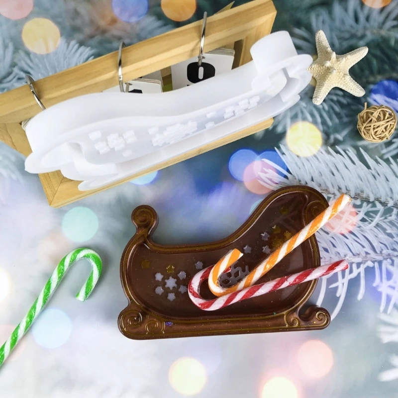 Универсальная прочная силиконовая форма для саней из эпоксидной смолы