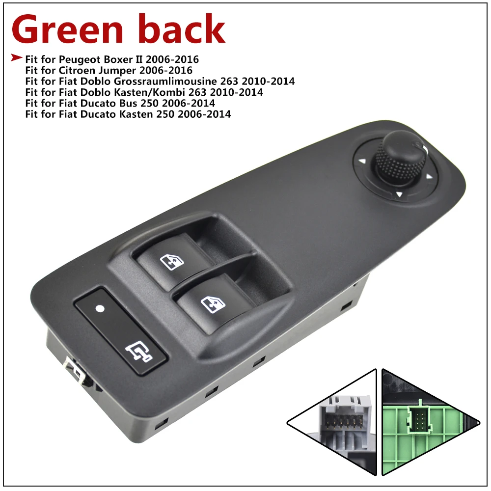 

Кнопка переключения электрического стекла для FIAT Ducato для Citroen Jumper II для Peugeot боксер II 735421419 735487419