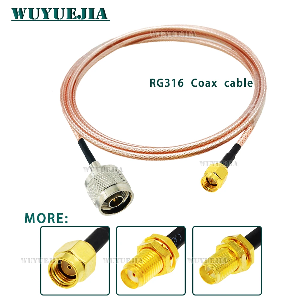 

Коаксиальный радиочастотный кабель со штекером L16 N и разъемом SMA типа «папа» или «мама»
