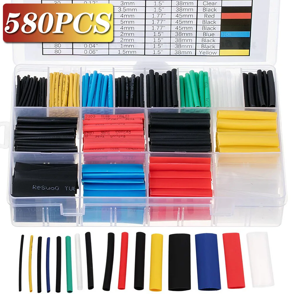 

Термоусадочная трубка Polyelefin 580/328/127 шт.