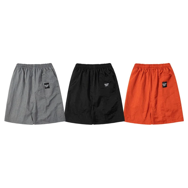 2023 GALLERY DEPT New Sports Shorts Men Women Summer Running Marathon Crops Fast Track and Field Training Basketball Fitness