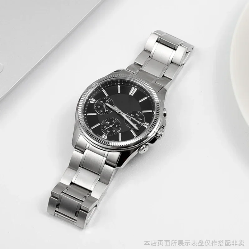 Ремешок для часов из нержавеющей стали с изогнутым концом Casio браслет MDV-106 MDV106