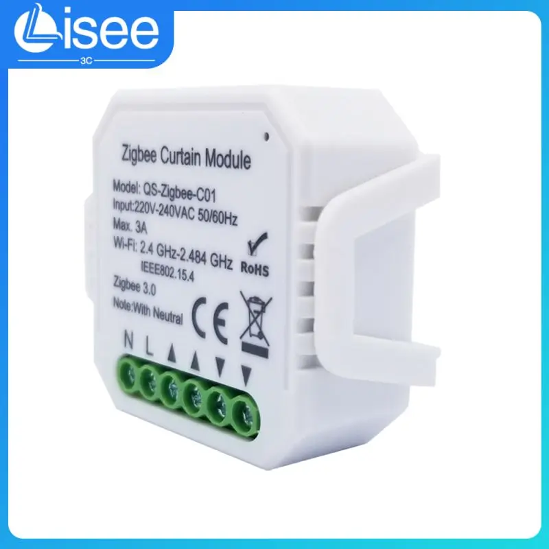 

Умный модуль переключения для штор Zigbee, дистанционное управление через приложение, голосовое управление