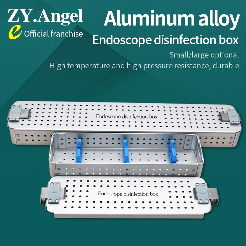 Endoscope disinfection box instrument and tool storage box aluminum alloy high temperature and high pressure resistant