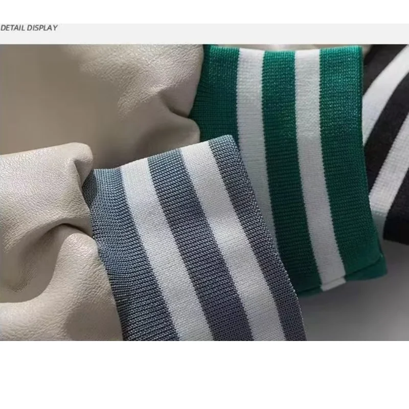 Мужская бейсбольная куртка с надписью демисезонная шерстяная из искусственной