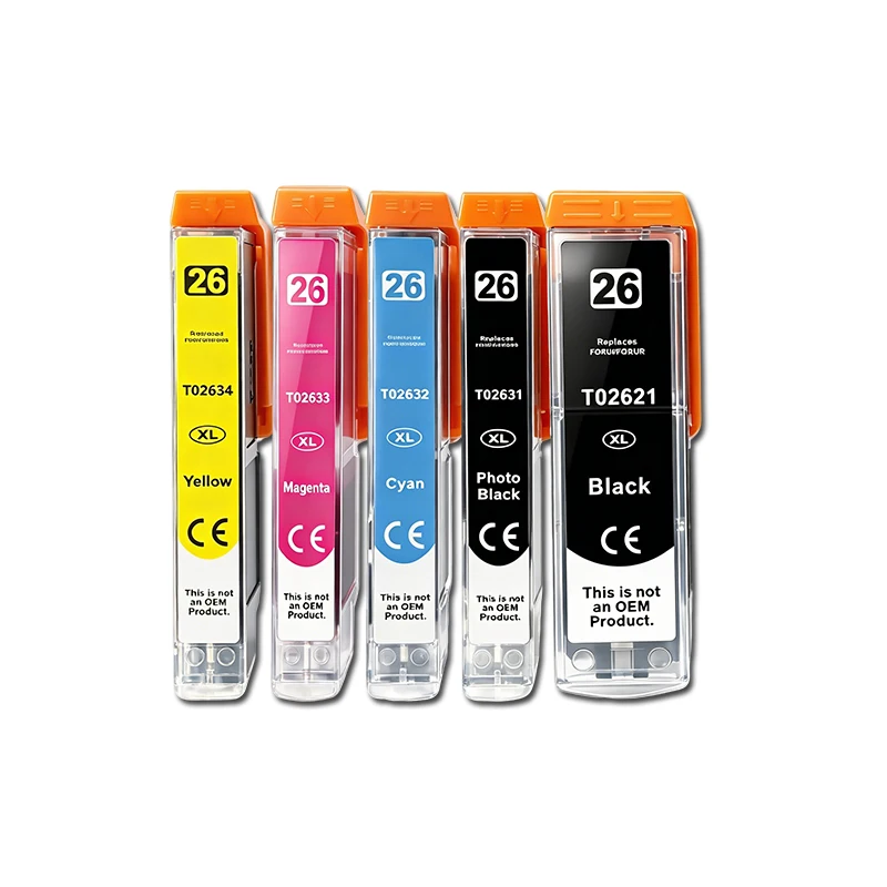 Чернильный картридж ALIZEO T2621 T2631 2621 XL, совместимый с принтерами Epson XP-600 605 XP-510 520 XP620 XP800 810 XP-820 XP710 X720 (art.: 3920dbbf0d4e6) - 3920dbbf0d4e6