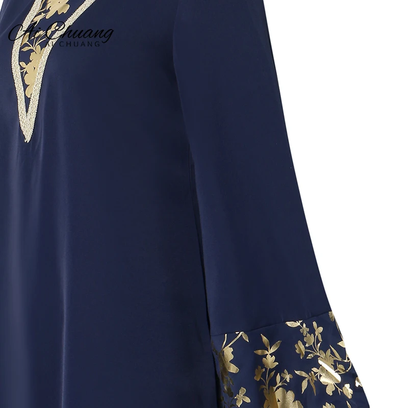 New Muslim Robe Islamic Clothing for Women Middle East Duibai Arab Ramadan Prayer Lace Polka Stiching Elegant Abaya Belt Dress