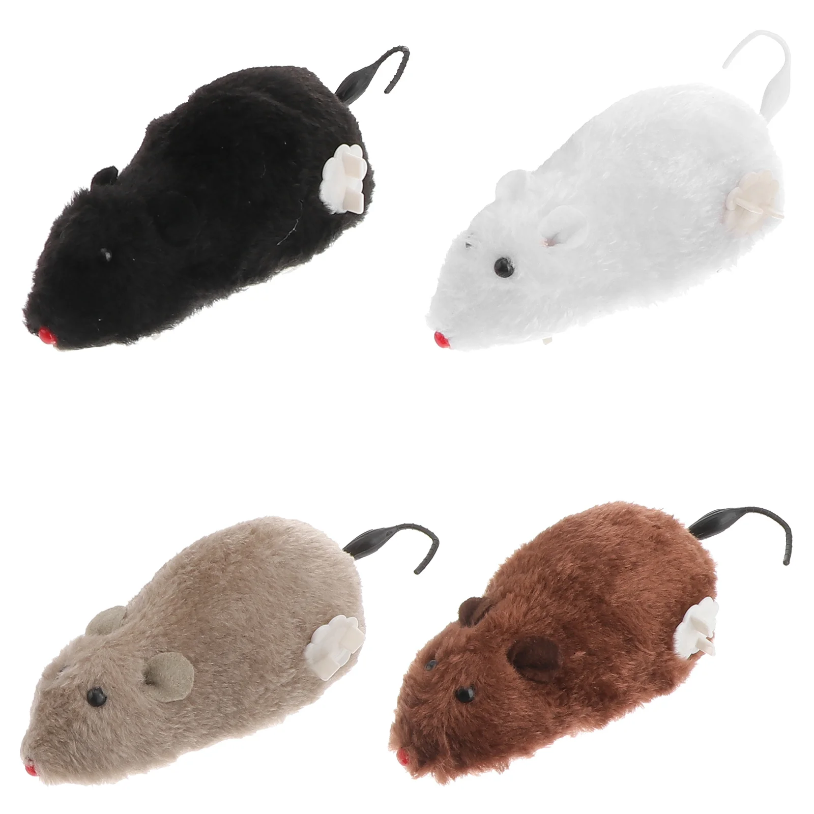 

4Pcs Wind Up Toys for Kids Rat Plush Plush Mosue Toy Kids Party Favors Toy Pranks for Kids Wind Up Animals
