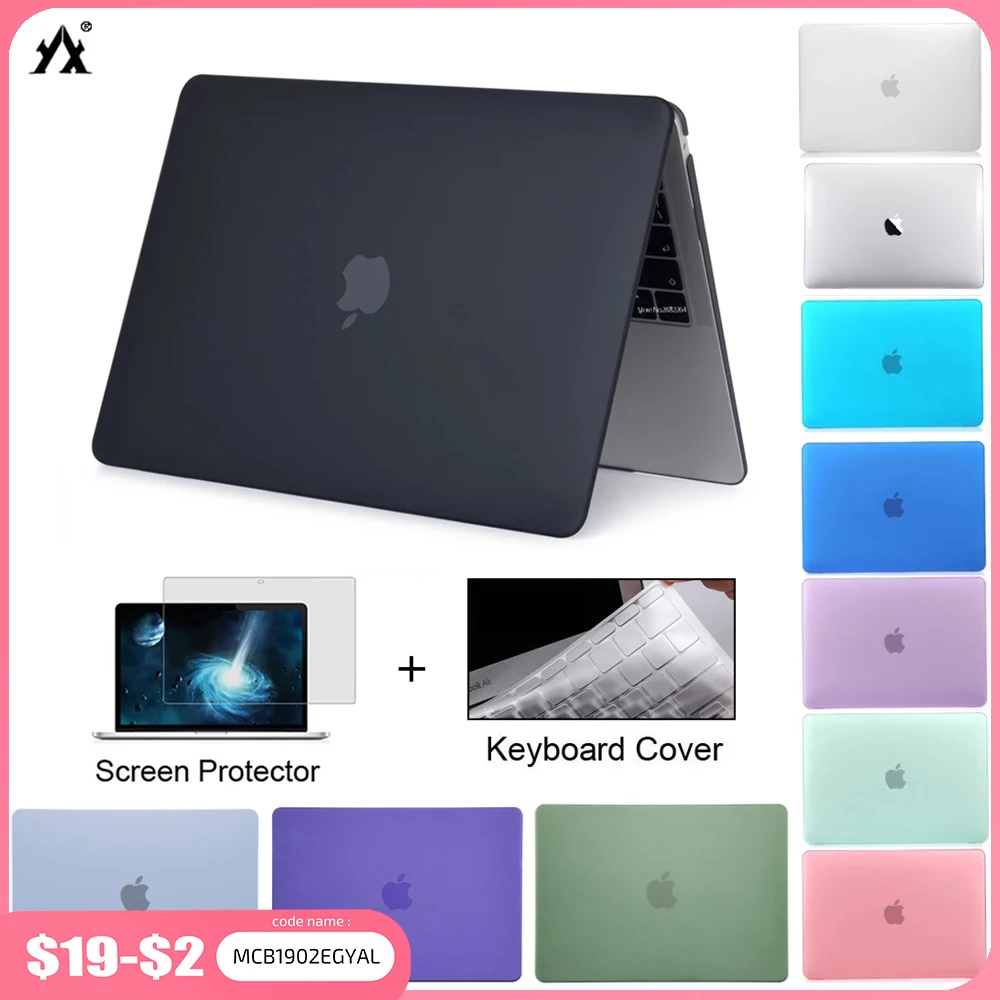 Capa para Laptop para Macbook Air 13 A2337 2023 A2338 m1 Chip Pro 13 2023 m2 Air 13.6 12 11 15 Macbook Pro 14 Pro 16 2023