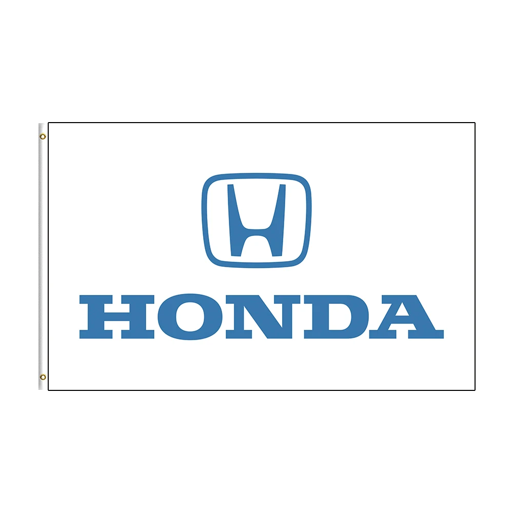 

90x150cm Honda Flag Polyester Printed Racing Car For Decoration