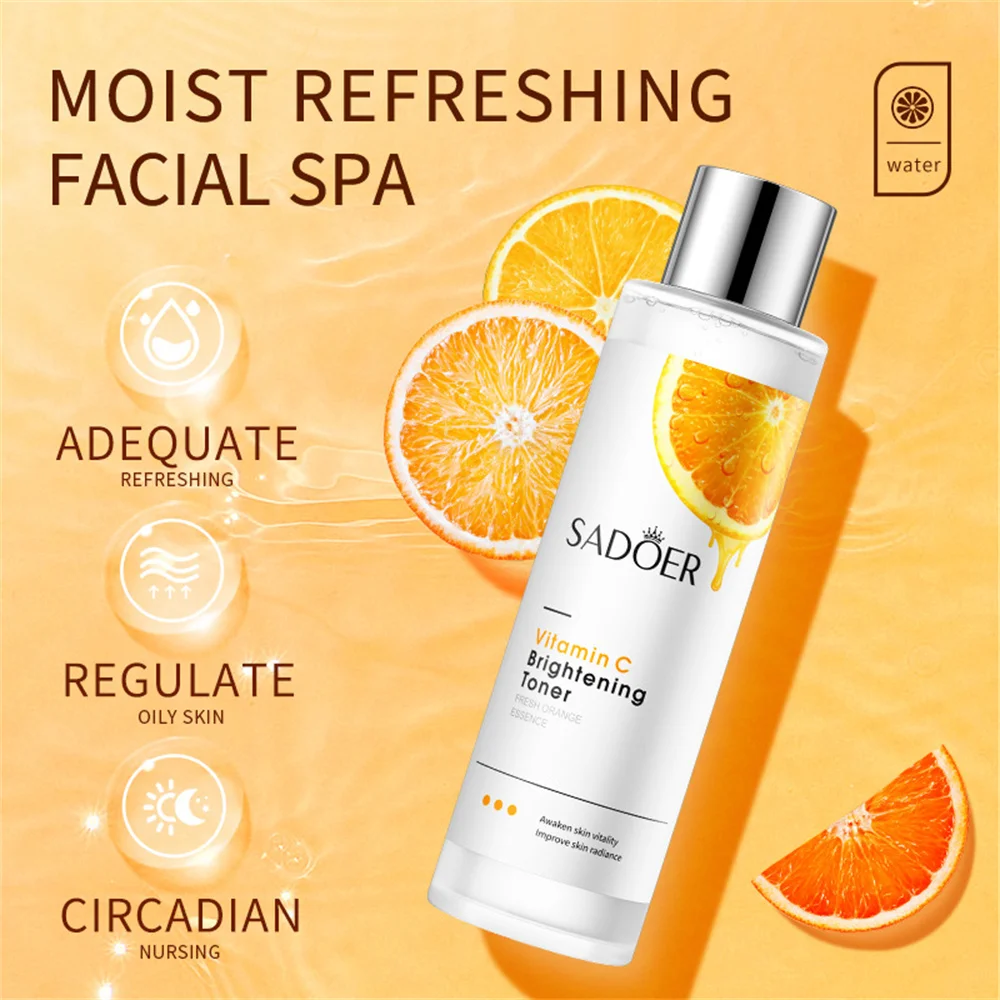 

Vitamin C Skincare Toner Hydrating Moisturizing Brightening And Softening Lotion Repair Soothe Soften Improve Skin Tone Moist