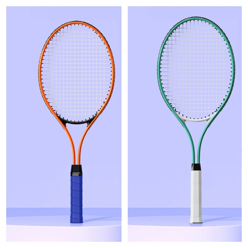 

Sports racket with line rebound professional single-pair trainer beginners match set of outdoor tennis rackets