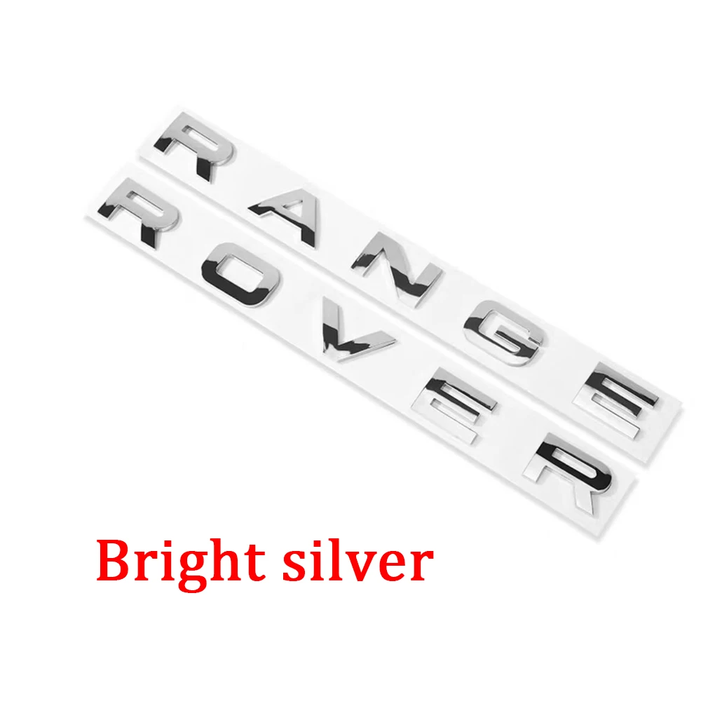 Логотип Range Rover эмблема буквы значок на капот автомобиля наклейка 3d ABS для L320 L322 L405