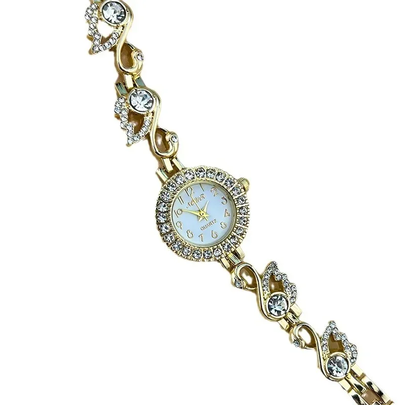 Women's Watch Brand Diamond Swan Bracelet Fashion Light Luxury Clock Reloj watches