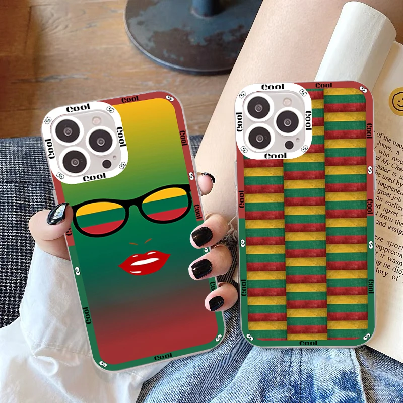 

Lithuania Passport Flag Phone Case for iPhone 11 12 13 Mini Pro Max 14 Pro Max Case shell