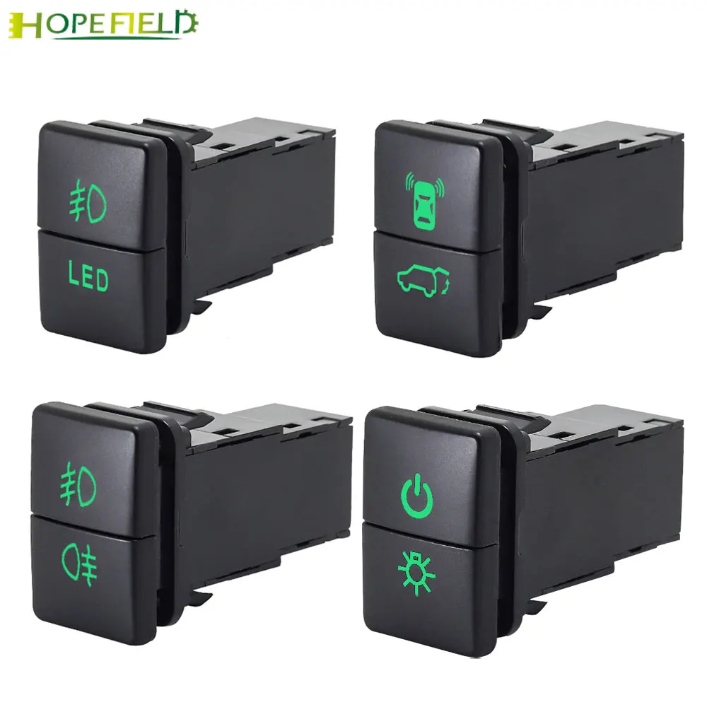 Автомобильный противотуманный фонарь переключатель с двумя кнопками