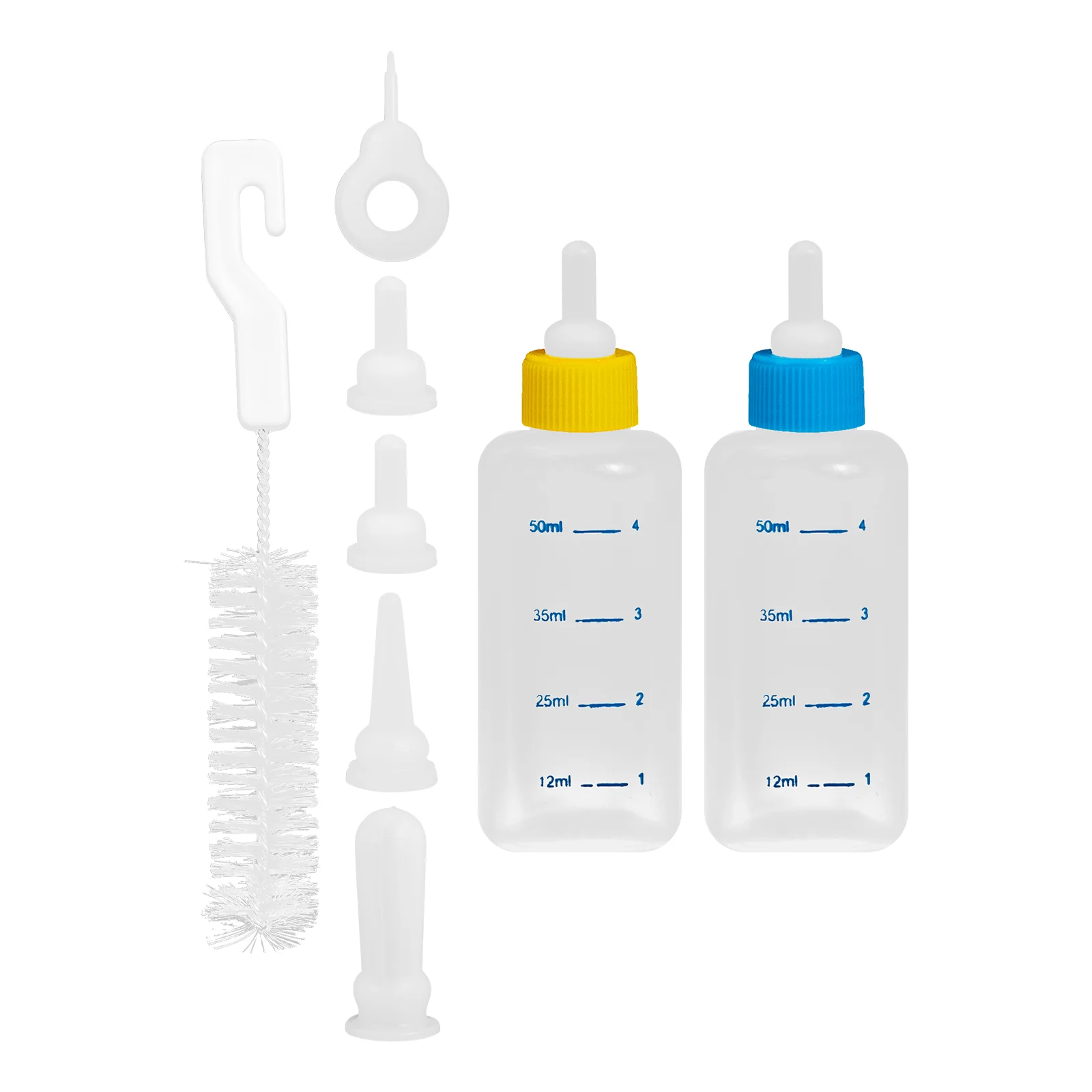 

4 Sets of Pet Nursing Bottles Dog Nursing Bottles Pet Nursing Feeders Cat Feeding Bottles for Kitten Puppy Feeding