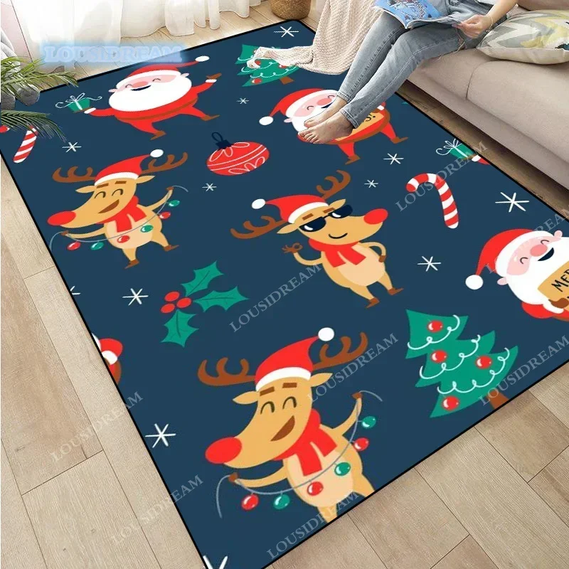Рождественский подарок дизайнерский напольный коврик для гостиной кабинета