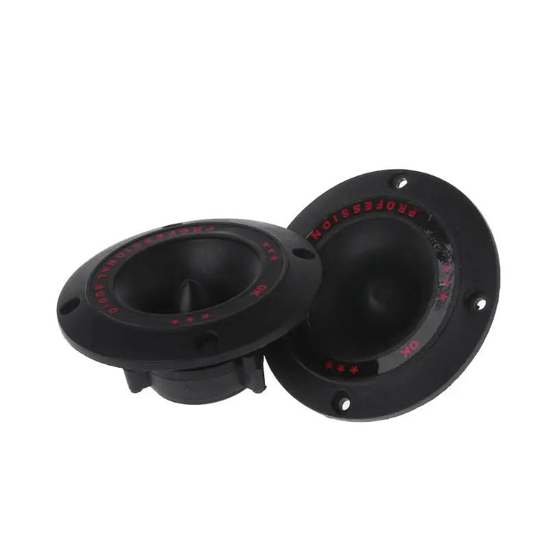 

2PCS Piezoelectric Tweeter 3" Speaker Treble Ceramic Piezo Loudspeaker PA/DJ Tweeters Replacement Home Subwoofer Stage DIY