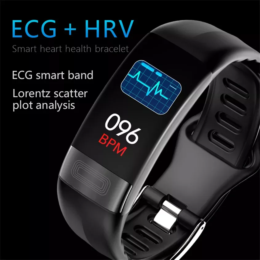 

NEW Smart Bracelet P11 Sport Smart Women Smartwatch ECG Bluetooth Wristband Heart Rate Monitor Call Message Reminder Band