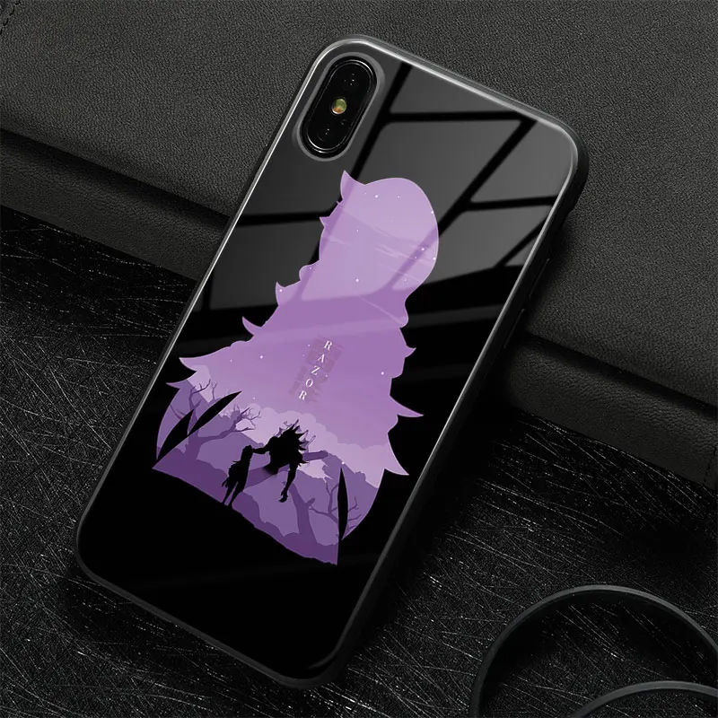 Чехол для телефона Razor Glass Soft Silicone для iPhone SE 6s 7 8 Plus X XR XS 11 12 13 Mini Pro Max в игре Genshin Impact.