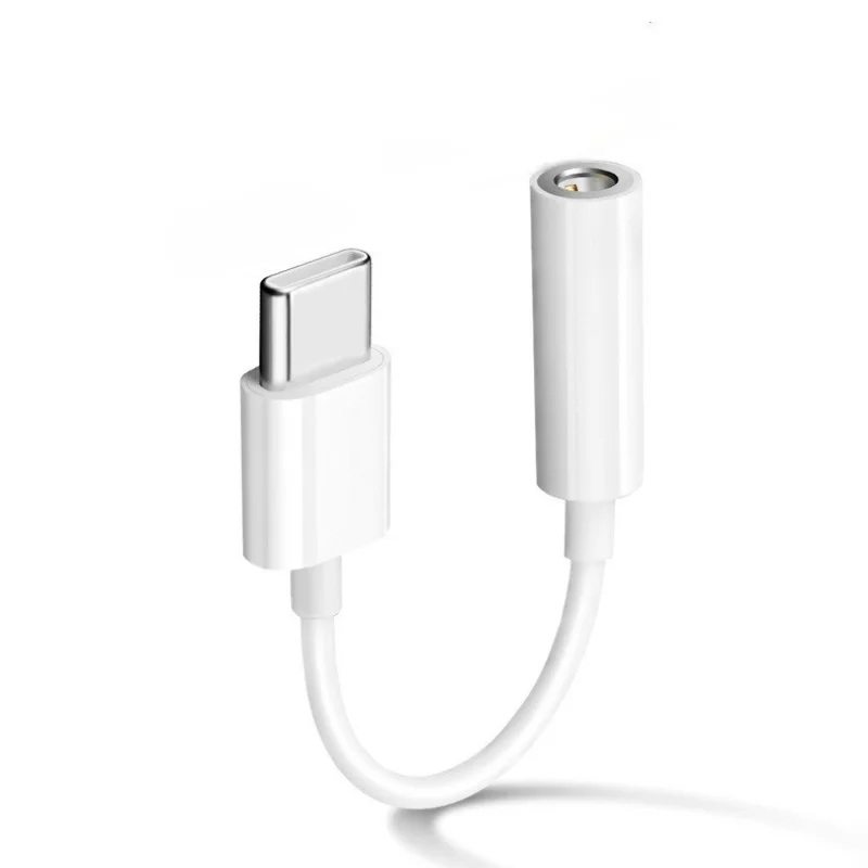 

Type C 3.5 Jack Earphone USB C To 3.5mm AUX Headphones Adapter Audio Cable for Huawei V30 Mate 20 P30 Pro Xiaomi Mi 10 9