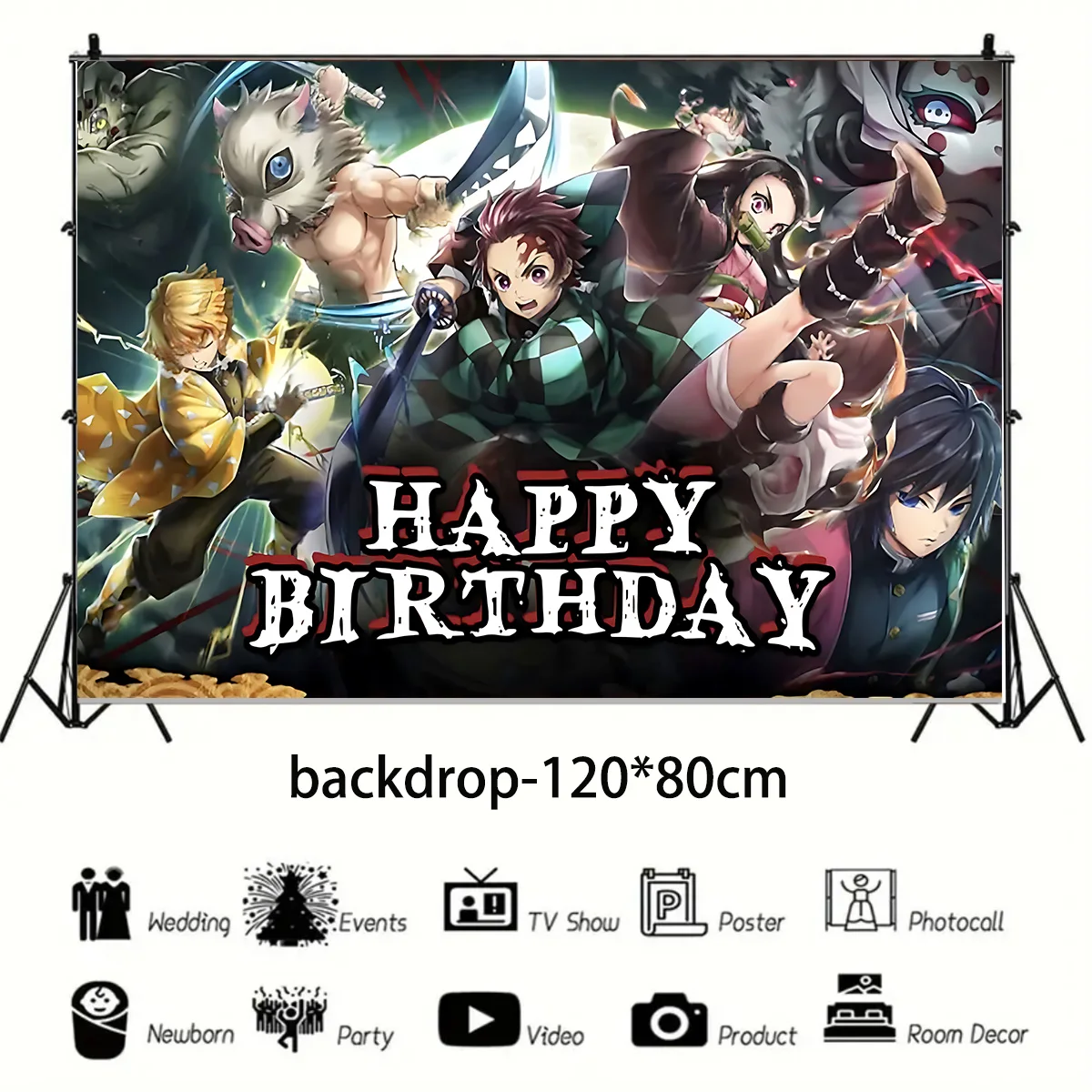 Япония мультфильм аниме Убийца демонов тема украшение для дня рождения Lantex