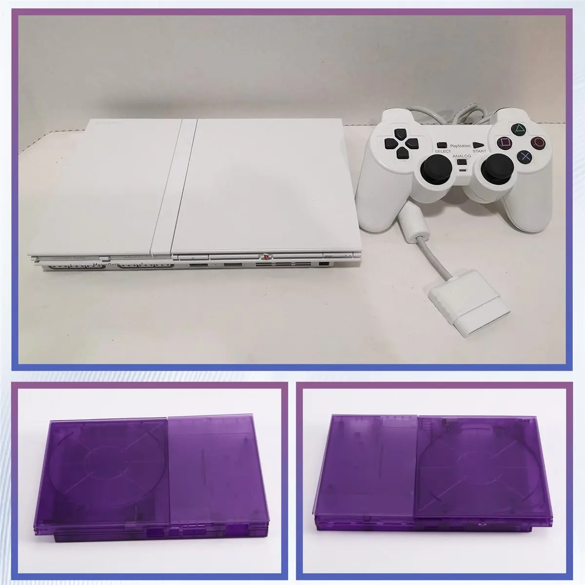 Фото Новый сменный корпус для консоли PS2 Slim, комплект для ремонта игровой системы 2 Slim, запасные части для модуля. №5