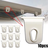 hot sale car necessities 10x white universal awning clothes hook for rv camper caravan party light holder
