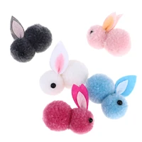 5pcslot plush rabbits toy easter diy bunny cotton rabbit childrens toy mini bunny easter accessories supplies