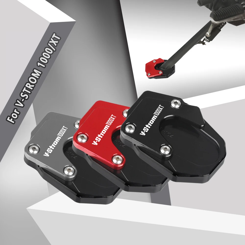 

For Suzuki VSTROM 1000XT 1000 1050 XT GSX-S1000 F V-STROM 1050XT Kickstand CNC Foot Side Stand Extension Base Enlarger Plate