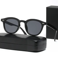 2022 round sunglasses men women classic round frame fashion brand designer black driving vintage sun glasses female shades uv400
