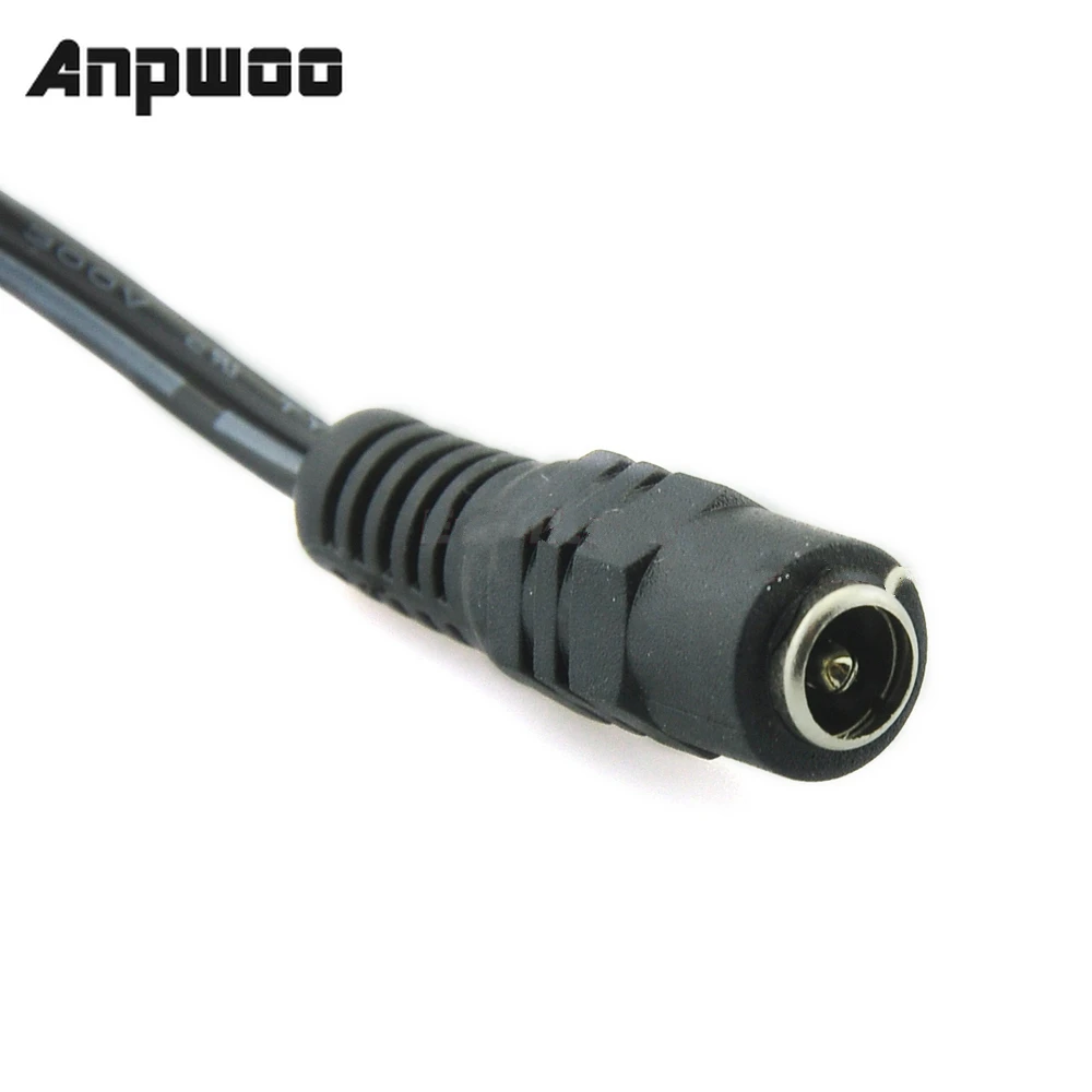 

ANPWOO 10x DC Power Cable 2.1*5.5mm Female Connector Pigtail Plug Adapter Tail CCTV