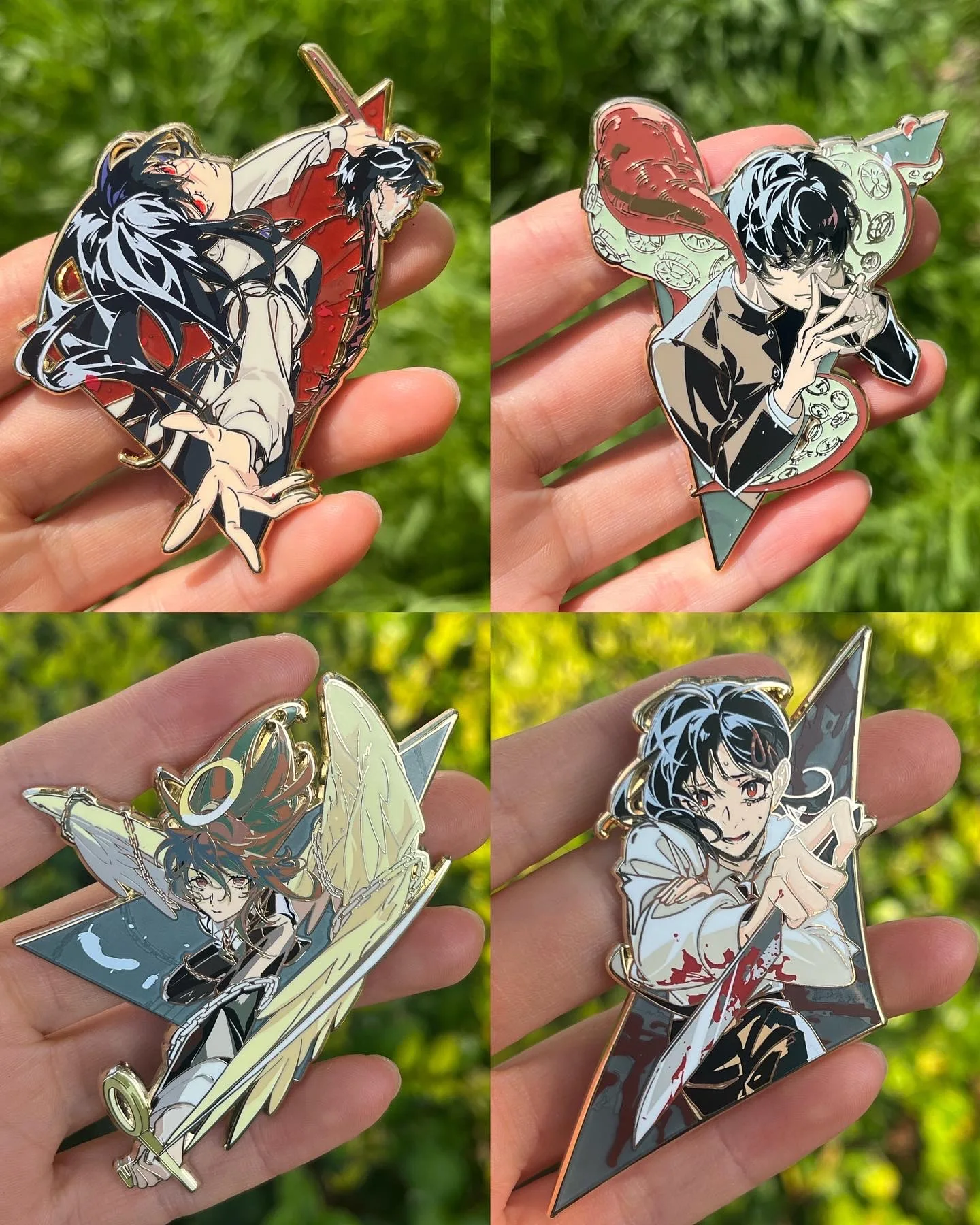 Черная молоток аниме Ёсиды Ёру "Человек с бензопилой" 70 мм косплей брошь-бэйдж для коллекционеров фанатов подарок.