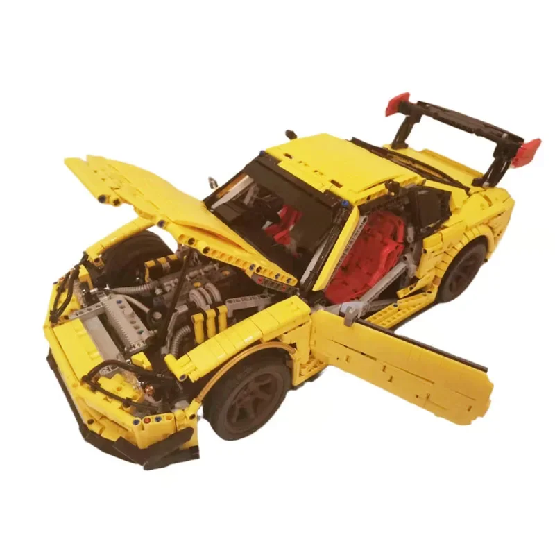 Фото Совершенно новый 4239Moc-61988 NGK Silvia S15 суперкар с жесткой строчкой для мальчиков, строительные блоки, развивающие игрушки, подарок на Рождество и день рождения №2